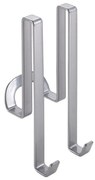 Ezüstszínű függő acél akasztó Luxy – Metaltex