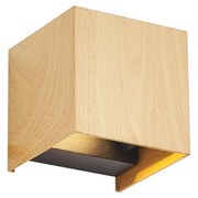 Skandináv kültéri fali lámpa famintázattal, LED-del, IP54 - Edwin