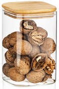 4Home Bamboo fedeles üveg tárolóedény, 950 ml, 950 ml