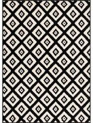 Fekete-fehér szőnyeg 160x220 cm Avanti – FD
