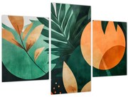 Kép - Geometrikus természeti minták (90x60 cm)