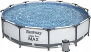 Bestway medence szerkezettel 3,66 x 0,76 m világos szürke patronos szűrőbetéttel