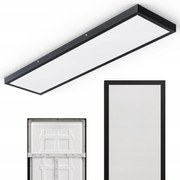 Led panel Mennyezeti Lámpa Plafon Falra szerelhető Négyzet 30x120 cm 5400lm 60W Bk