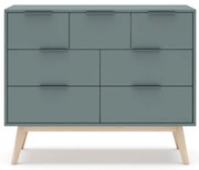 Szürkészöld komód 120x83x40 cm Pisco – Marckeric