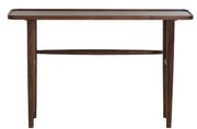 Barna akácfa konzolasztal 30x120 cm Qiano – Light &amp; Living