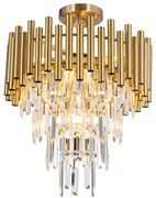 Csillár rúdon MADISON 9xE14/40W/230V arany