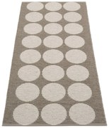 Barna-bézs kültéri-beltéri futószőnyeg 70x160 cm Hugo Walnut Linen – Pappelina