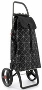 Rolser I-Max 2 Logic RSG kerekes bevásárlótáska,fekete-fehér
