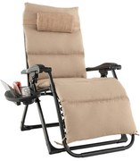 Párnázott zéró gravitáció szék, több színben-bézs