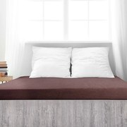 4Home Ideál frottír lepedő sötétbarna, 70 x 140 cm, 70 x 140 cm