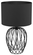 Eglo 43653 - Asztali lámpa NIMLET 1xE27/40W/230V fekete