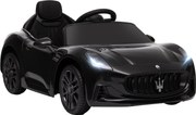 AIYAPLAY Licencált Maserati Gran Turismo Folgore Gyerek Elektromos Autó, 12V-os Elektromos Jármű 2.4G Távirányítóval, LED Fényszórók, Zene, Kürt, MP3,