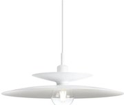 Redo 01-3048 - Csillár kábelen GUNNAR 1xE27/42W/230V átm. 50 cm fehér