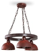 Csillár láncon VIRIONI 3xE27/60W/230V