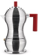 Pulcina eszpresszó kávéfőző, 150ml, piros - Alessi