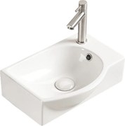 Mexen Mista balra szerelhető mosdókagyló 40 x 28 cm, fehér - 22174000L