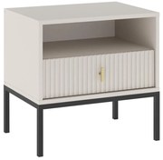 Éjjeli szekrény SUE bézs/kasmír