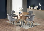 Nicolas Kerek Étkezőasztal 120cm Natúr tölgy