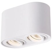 Zuma Line ACGU10-190-N - Spotlámpa RONDOO 2xGU10/50W/230V fehér