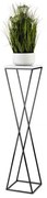 LOFT virágtartó állvány 100x24 cm fekete/fehér