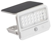 Rabalux 77090 - FLAXTON LED 7W 3,7V IP54 fehér napelemes fali lámpa