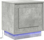 vidaXL Éjjeliszekrény Beton Szürke 44 x 34,5 x 45 cm Faanyag