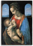 Gario Vászonkép Madonna litta - Leonardo da Vinci reprodukció Méret: 40 x 60 cm