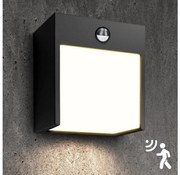 Brilagi Brilagi-LED Kültéri fali lámpa érzékelővel TERNI LED/12W/230V fekete IP44 BG0692