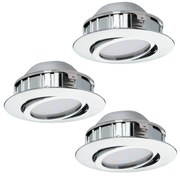 Eglo Pineda 95852 álmennyezeti spotlámpa szett, 3x6W LED, 3000K, 3x500lm