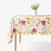 Goldea teflonbevonatú asztlterítő - hibiszkusz virágok 140 x 220 cm