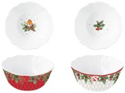 Karácsonyi porcelán tálka szett 2 db Christmas Berries