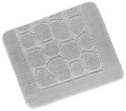 Bellatex Fürdőszoba szőnyeg Bany kivágás nélkülVilágosszürke csempe, 60 x 50 cm
