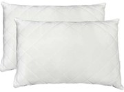 SONGMICS HOME Párna Hűsítő Huzattal 2 db-os szett, 50 x 70 cm, Felhőfehér