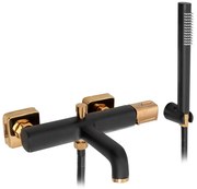 Fürdőkád csaptelep Rea Salto black gold