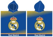 Real Madrid Blue strand törölköző poncsó 55x110 cm