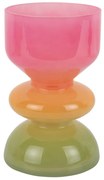 Narancssárga-rózsaszín üveg váza (magasság 20,5 cm) Funky Vibes – PT LIVING