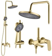 Rea Marco, zuhanyszett mosdóval, matt arany, REA-P8548