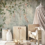 Fotótapéta - Virágokkal borított fal (147x102 cm)