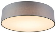 Mennyezeti lámpa szürke 40 cm LED-del - Drum LED