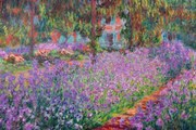 Reprodukció The Artist's Garden at Giverny, 1900, Claude Monet