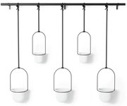 Műanyag függő kaspó szett fűszernövényekhez, 5 db-os ø 7,5 cm Triflora – Umbra