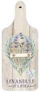 Bohemia Gifts Dekoratív fa deszka Levendula