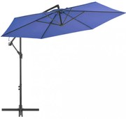 kék konzolos napernyő alumíniumrúddal 300 cm