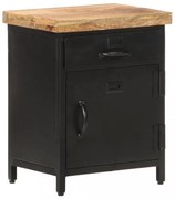 nyers mangófa éjjeliszekrény 40 x 30 x 52 cm