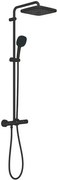 Zuhanyrendszer GROHE Tempesta System Cube termosztatikus csapteleppel fekete matt 266892431