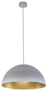 SFERA függeszték 1xE27/60W/230V, 50 cm, szürke/arany
