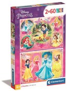 Disney Hercegnők Doers 2x60 db-os puzzle Clementoni