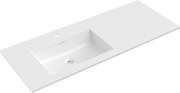 Mexen Otis balra süllyesztett mosdókagyló 121 x 46,5 cm, fényes fehér - 25181200L
