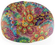 Cocoon babzsák színes alakzatok, színes