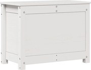 vidaXL fehér tömör fenyőfa tárolóláda 60x32x45,5 cm